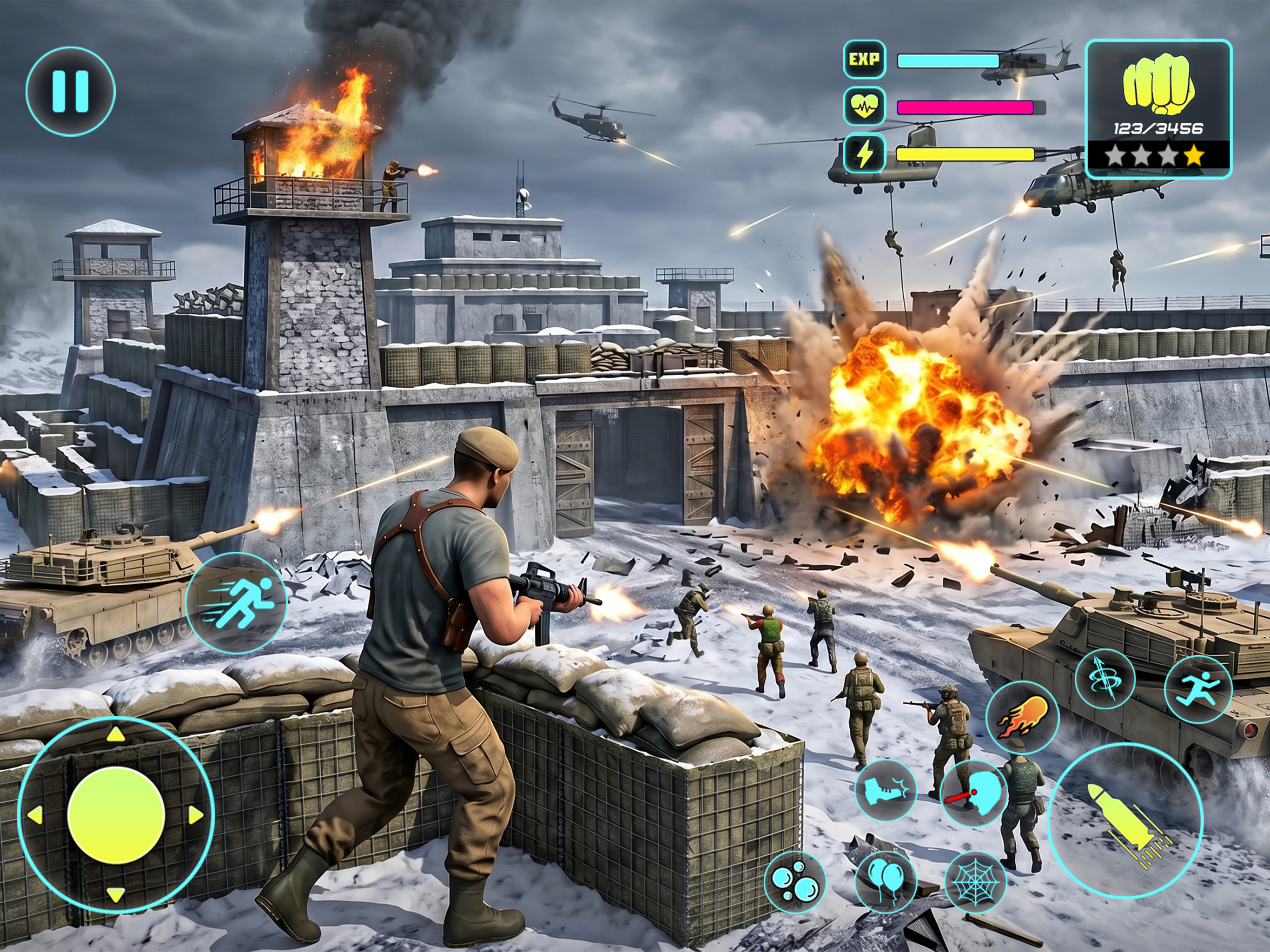 Tank Games 3D : Army War Games