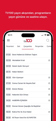 Tv100 screenshot