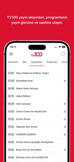 Screenshot von Tv100 auf dem iPhone 5