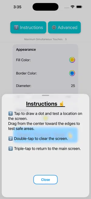 Screen Test Utility screenshot 1