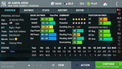 OOTP Baseball 26 Go! Screenshot