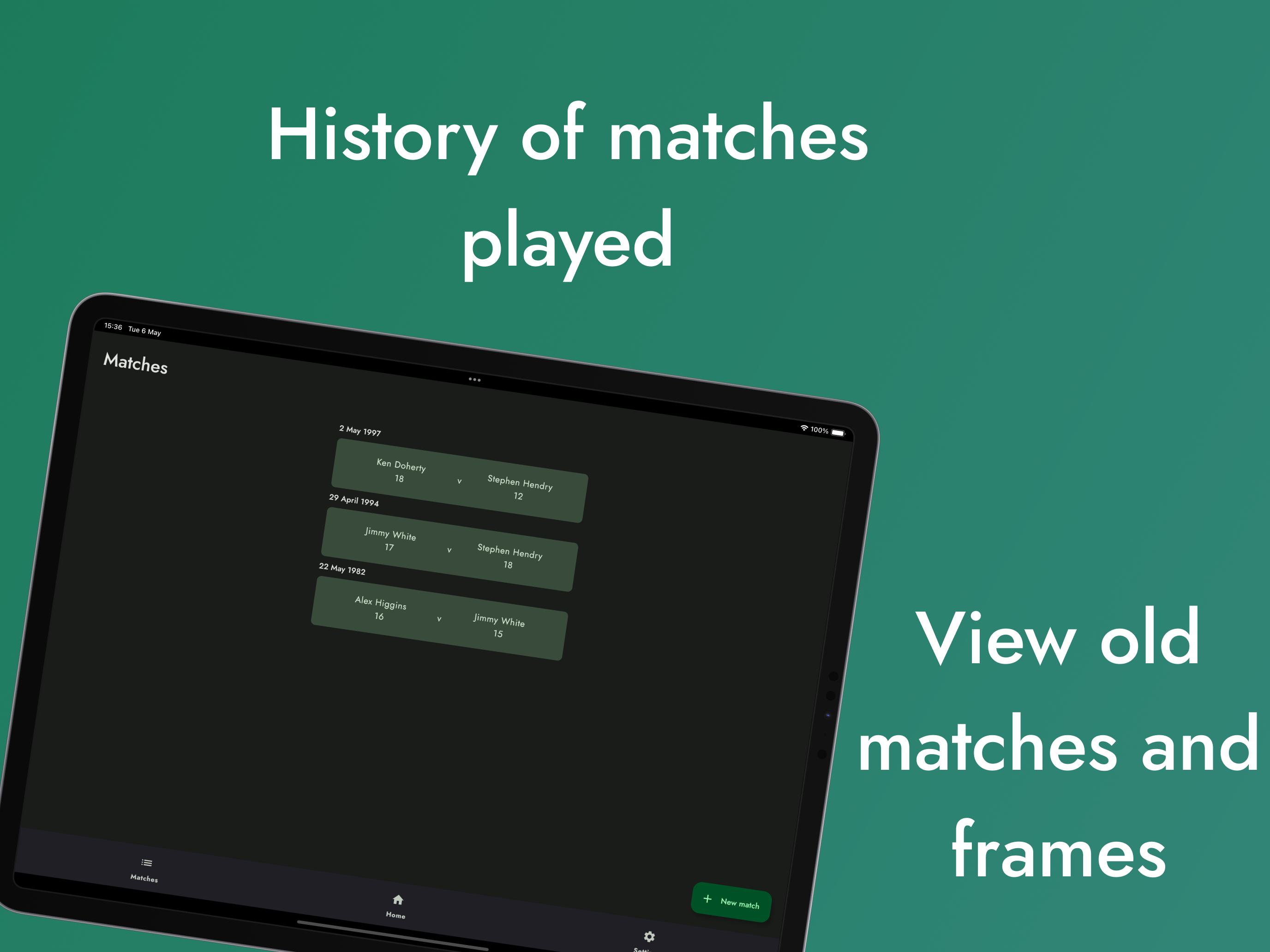 SnookerMate Snooker Scoreboard