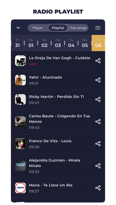 Radio Mexico - Live Screenshot