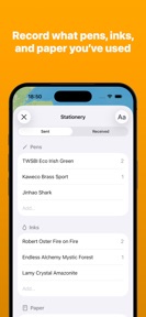 Pendulum - Pen Pal Tracker screenshot