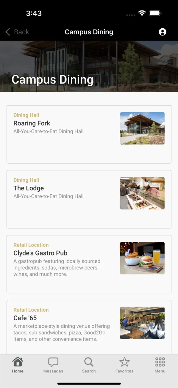 Screenshot #3 pour UCCS Mobile