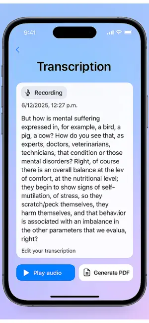 Transcribe Audio to Text AI screenshot 2