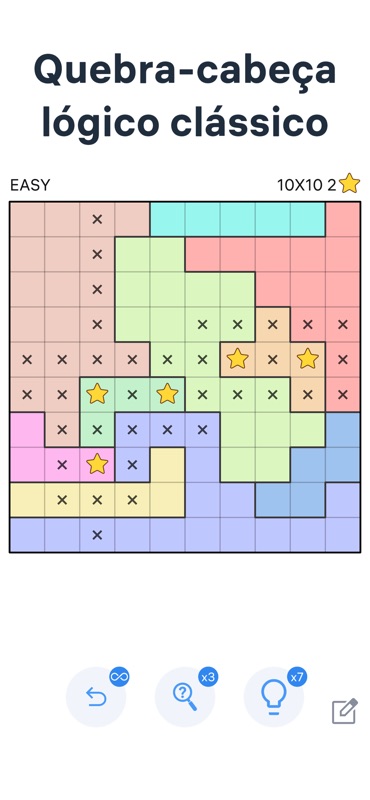 Star Battle: puzzle lógico screenshot 2