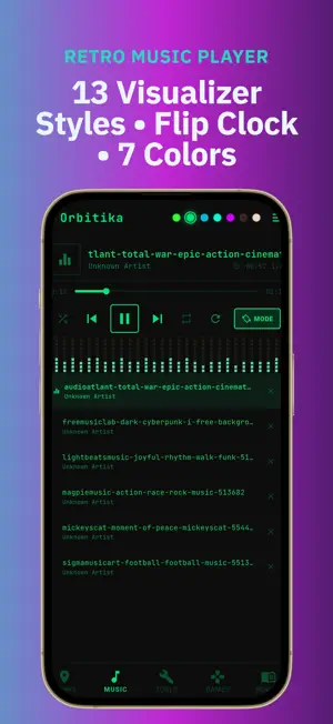 Orbitika: Retro Music & Tools screenshot 2