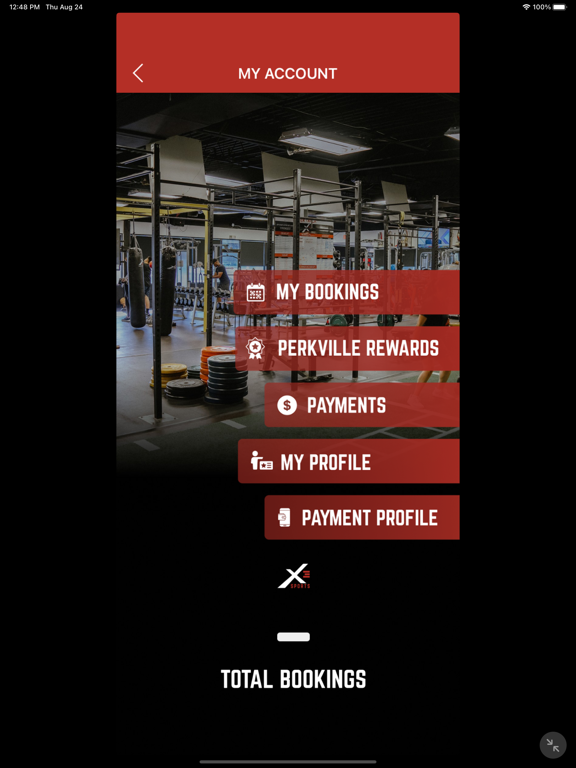 X3 Sports Member App iPad screenshot 3 - Health & Fitness app