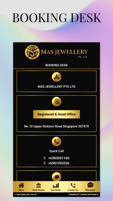 Mas Jewellery Screenshot