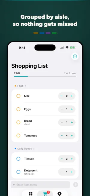 FastCart – Grocery List screenshot 3