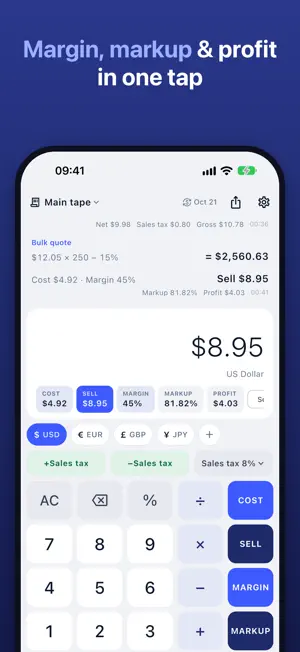 Wedge: Calculator & Currency screenshot 1