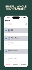 FondFont · System Font Setup screenshot