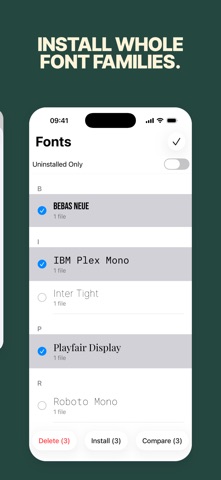 FondFont · System Font Setup iPhone screenshot