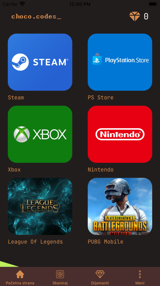 #2. Project Codes (iOS) Podle: Candy Universe d.o.o. Beograd