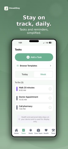 SteadiDay: Senior Wellness 50+ Screenshot 4 of 6