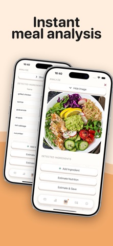 BeanThere: Nutrition Tracker iPhone screenshot