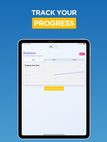 Multiplication, times tables iPad screenshot