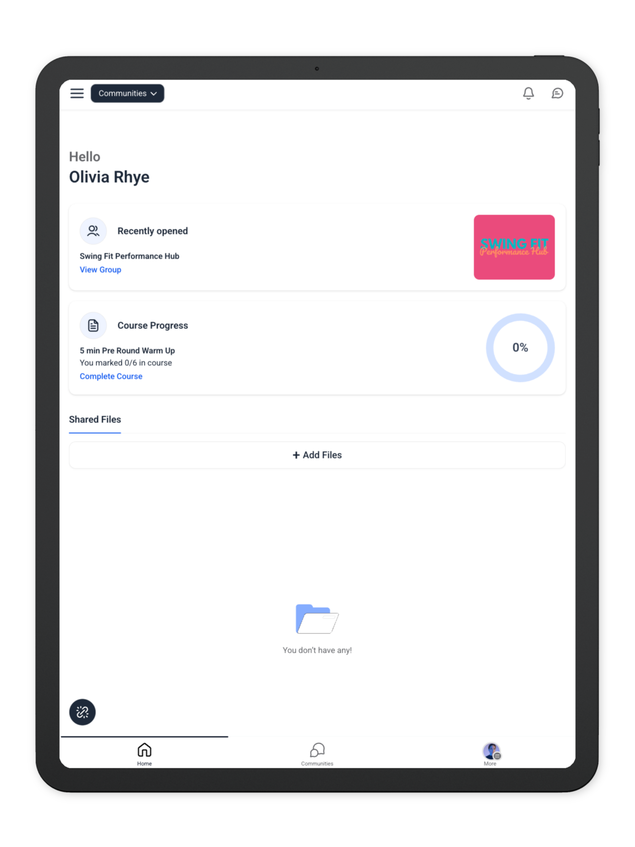 Swing Fit Performance Hub screenshot 8