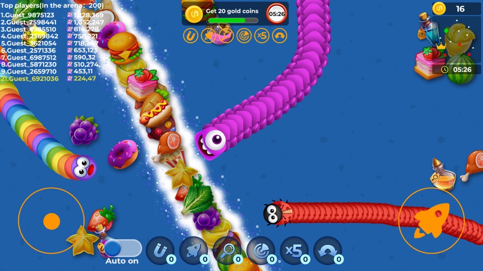 #5. Snake Zone .io - Fun Snake (iOS) 由: Lesou Technology Co., Limited