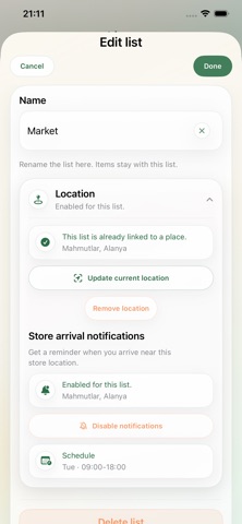 ShopList: Smart Groceries Screenshot 7 of 7
