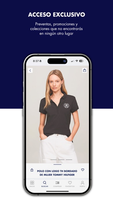Tommy Hilfiger - Ropa en Línea Screenshot