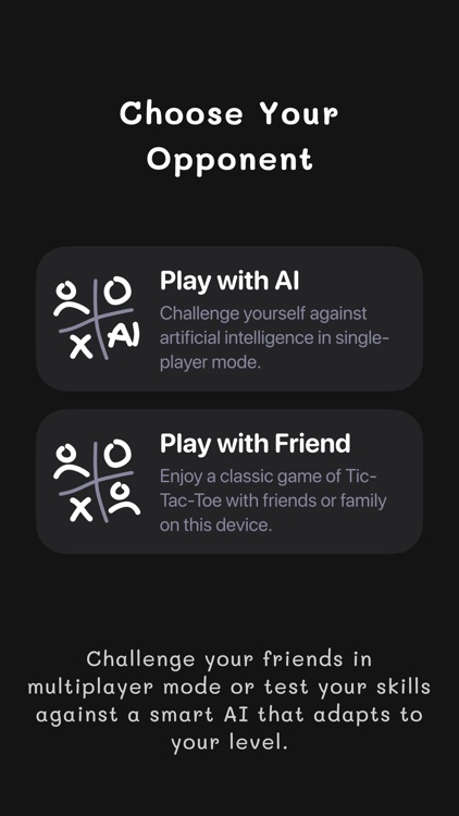 Game X: Offline AI Tic Tac Toe