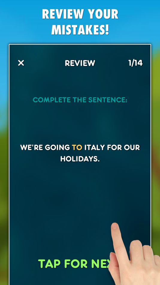 #4. Prepositions Test (iOS) 由: Michal Sajban