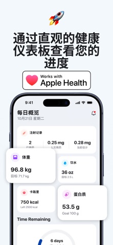 GLP-1 追蹤器：Pep screenshot