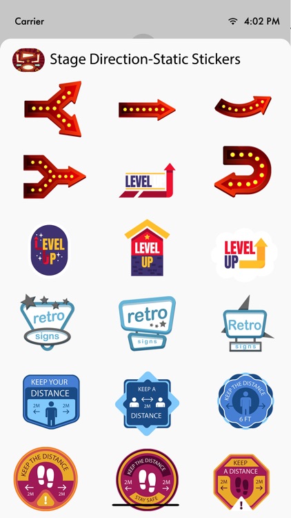 Stage Direction-Static Sticker