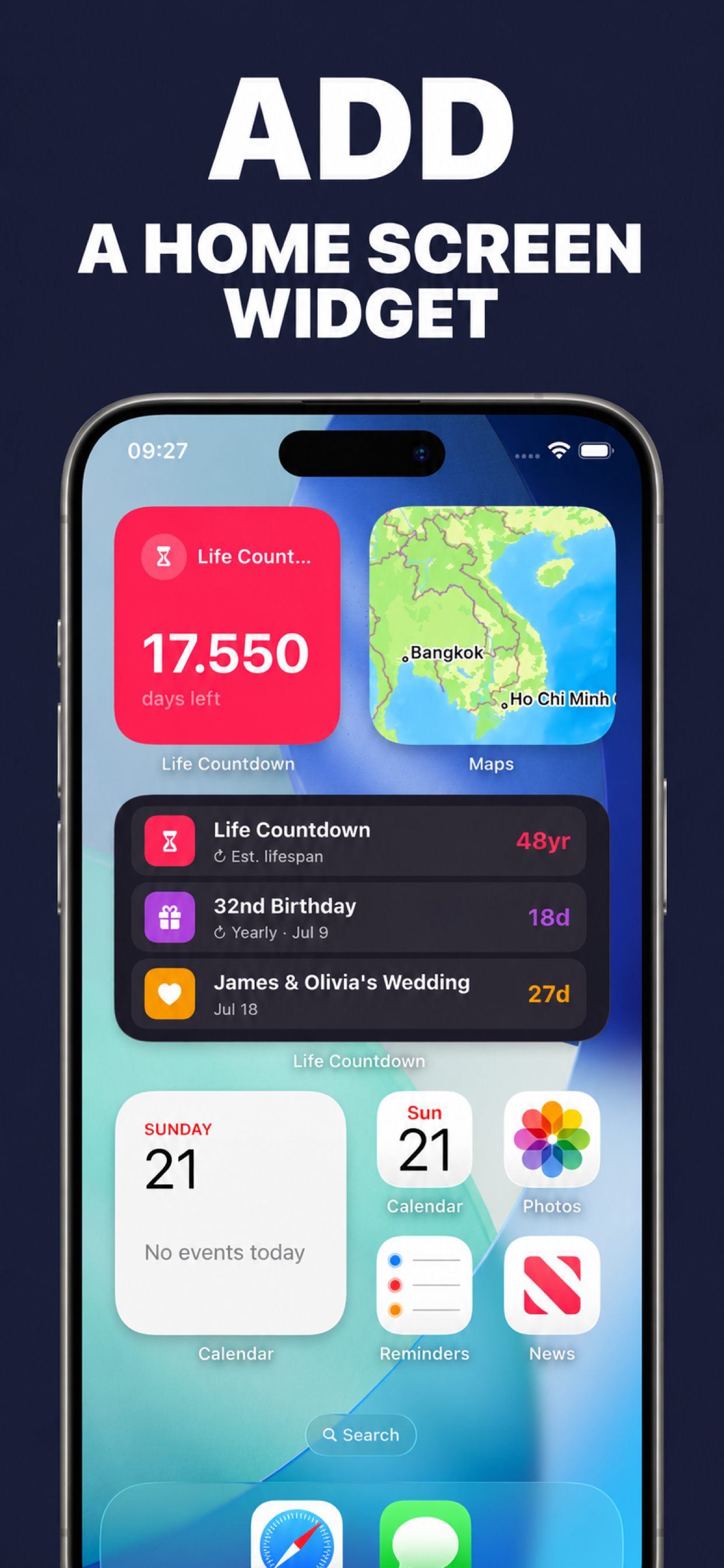 Life Countdown Ticker screenshot 3