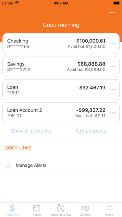 Bank of Sun Prairie Mobile Screenshot