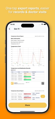 Fever & Med Tracker: TempDiary Screenshot 6 of 8