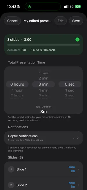 TalkPace: Speech & Pitch Timer screenshot 3
