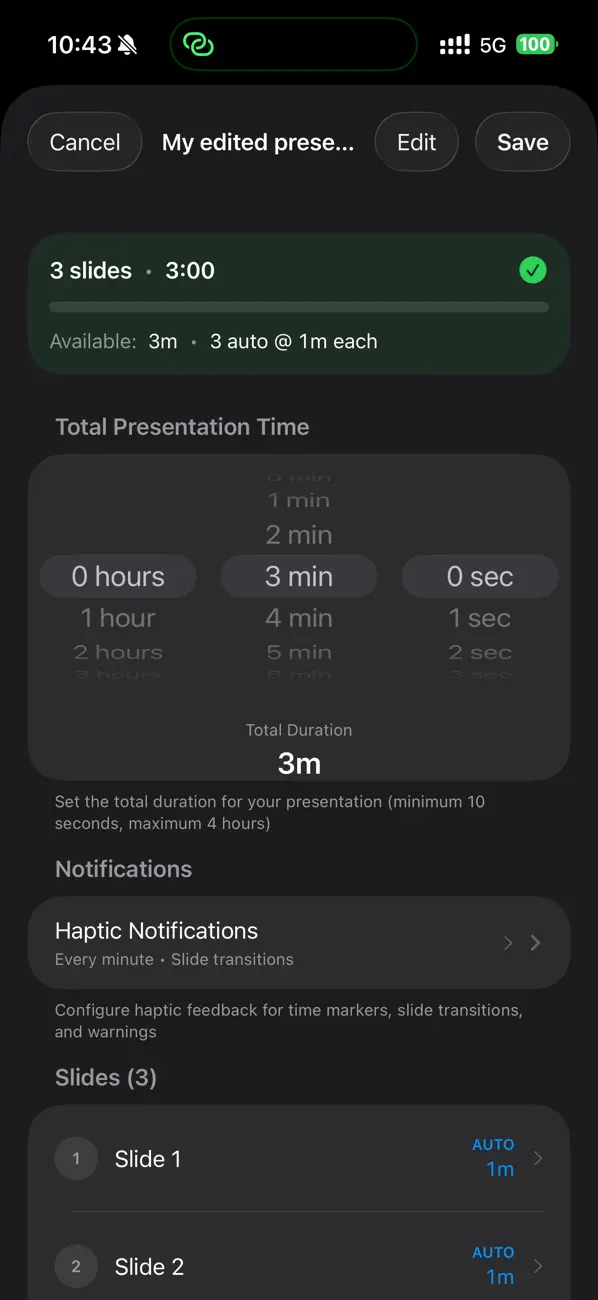 Screenshot #3 pour TalkPace: Speech & Pitch Timer