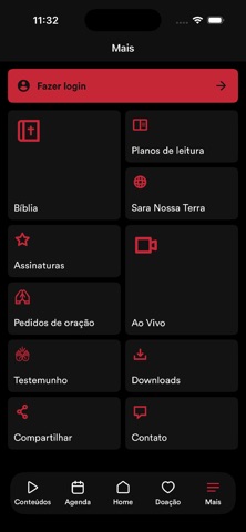 App Sara Nossa Terra screenshot