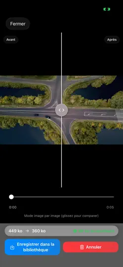 Capture d'écran de Convertisseur HEIF HEVC sur iPhone 5