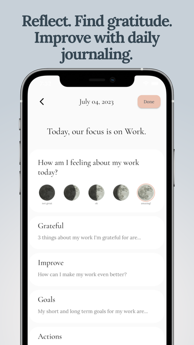 Luna Focus: Reflect & Grow Screenshot