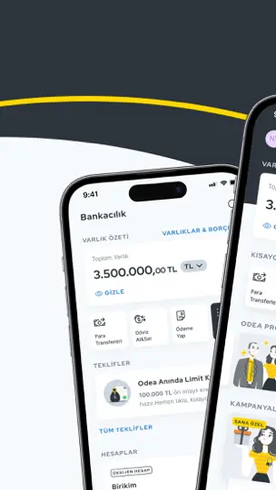 Odea Mobil Bankacılık iPhone Ekran Görüntüsü 2