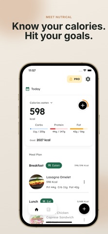 NutriCal: Food Macro Tracker Screenshot 1 of 8