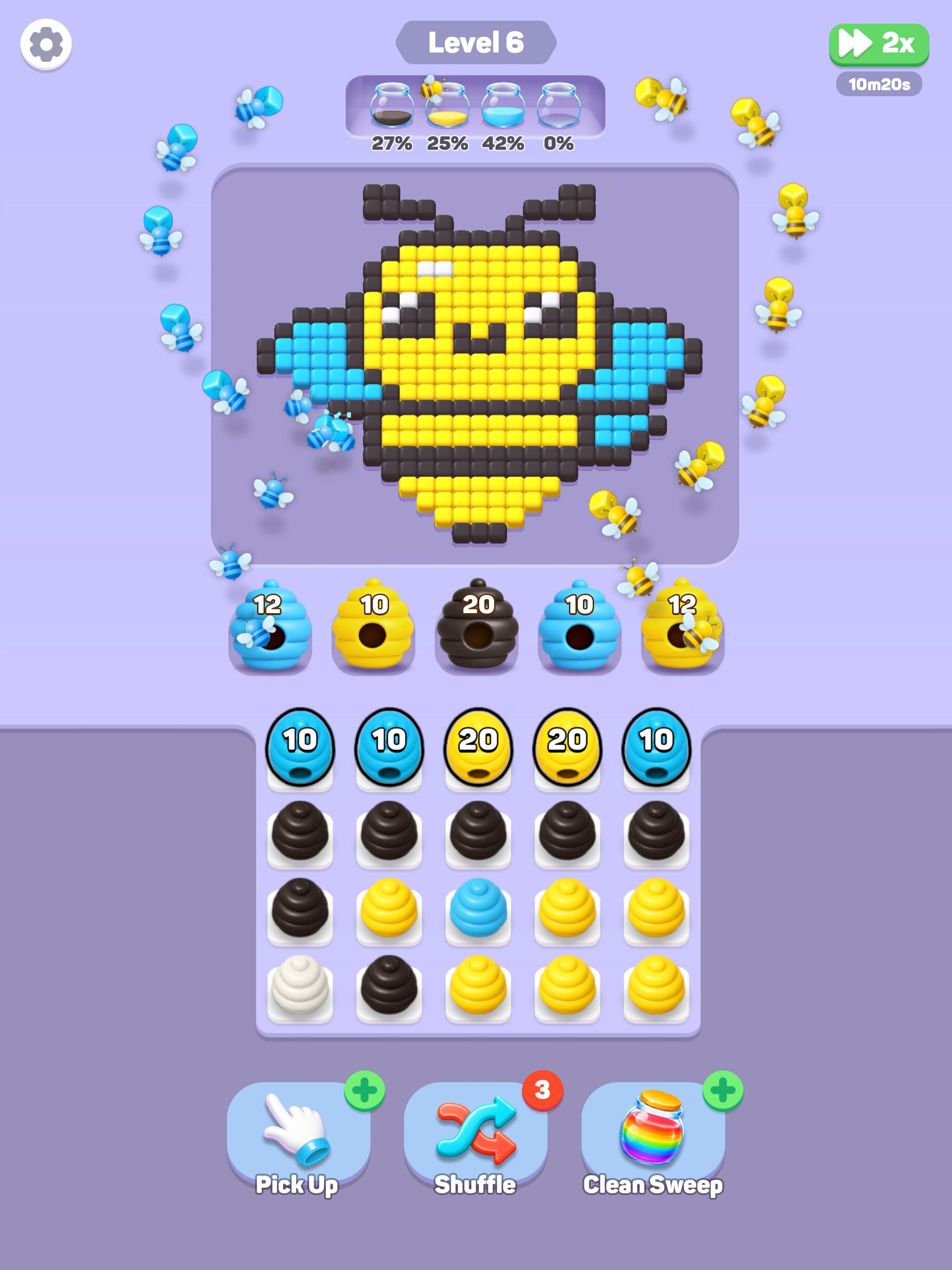 Pixel Honey: Color Cube Puzzle screenshot 6