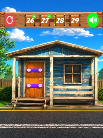 Unscrew Door Nut Sorting Game iPad screenshot