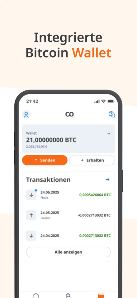 Coinfinity app screenshot 4