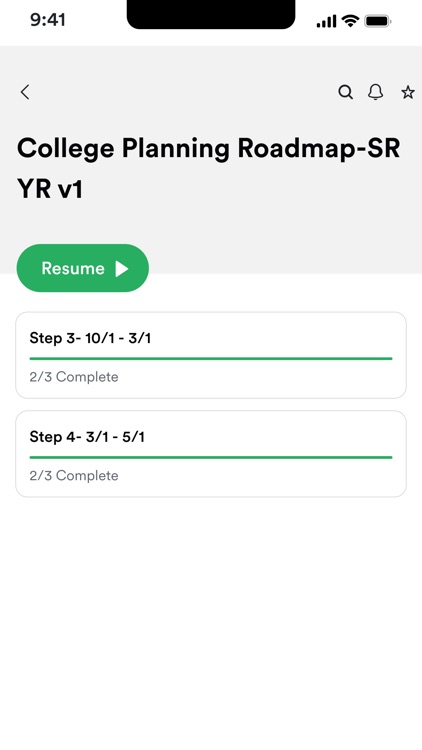 College Planning Roadmap