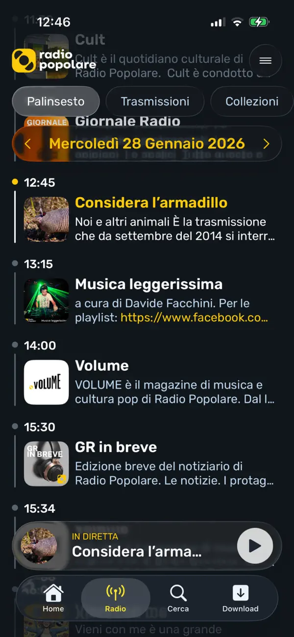 Screenshot #2 pour Radio Popolare