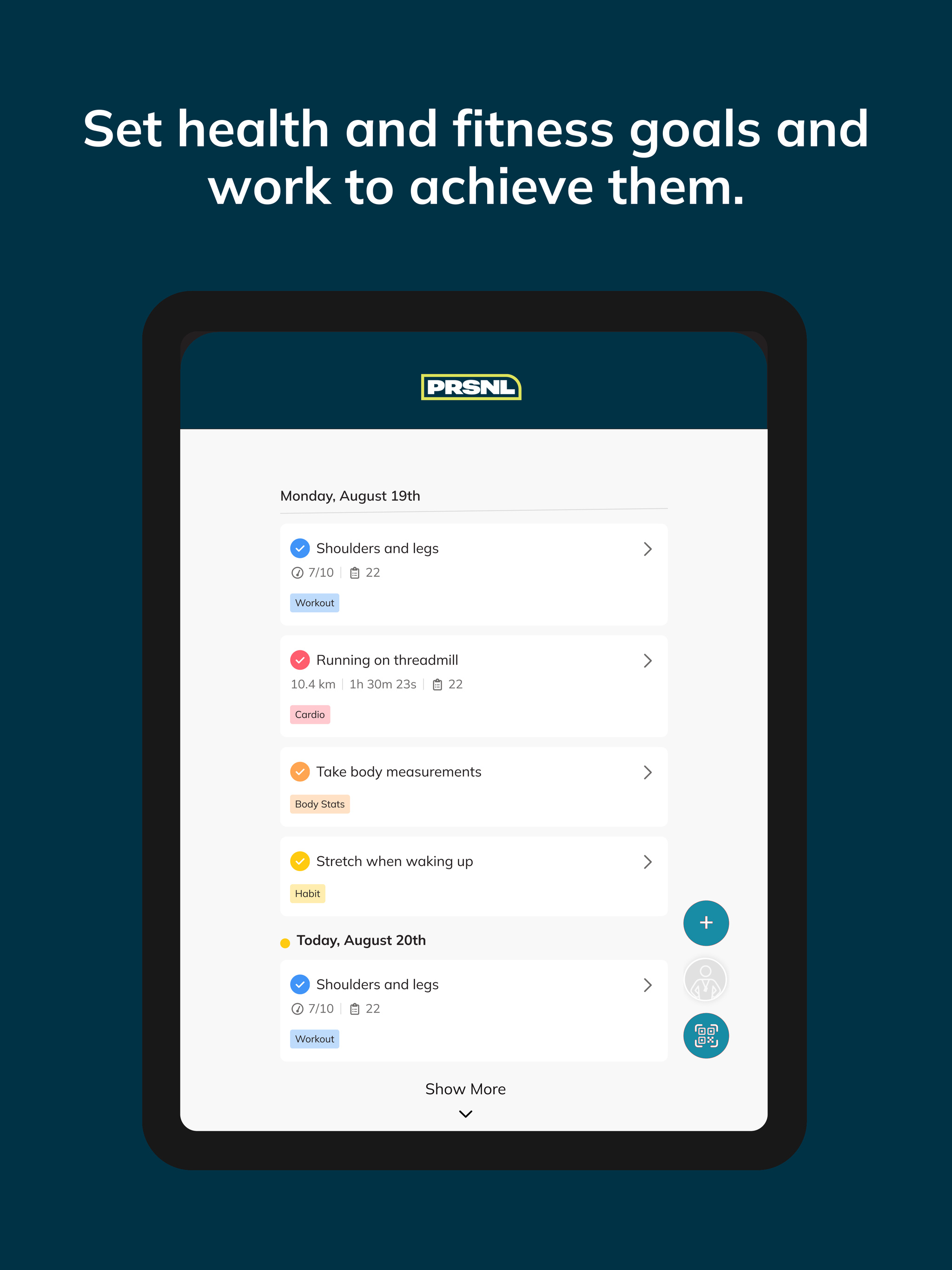 PRSNL Training screenshot 10