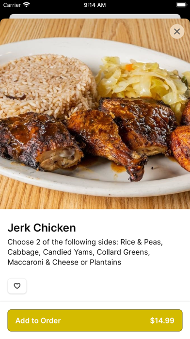 Mama's Caribbean Grill iPhone screenshot 3 - Food & Drink app