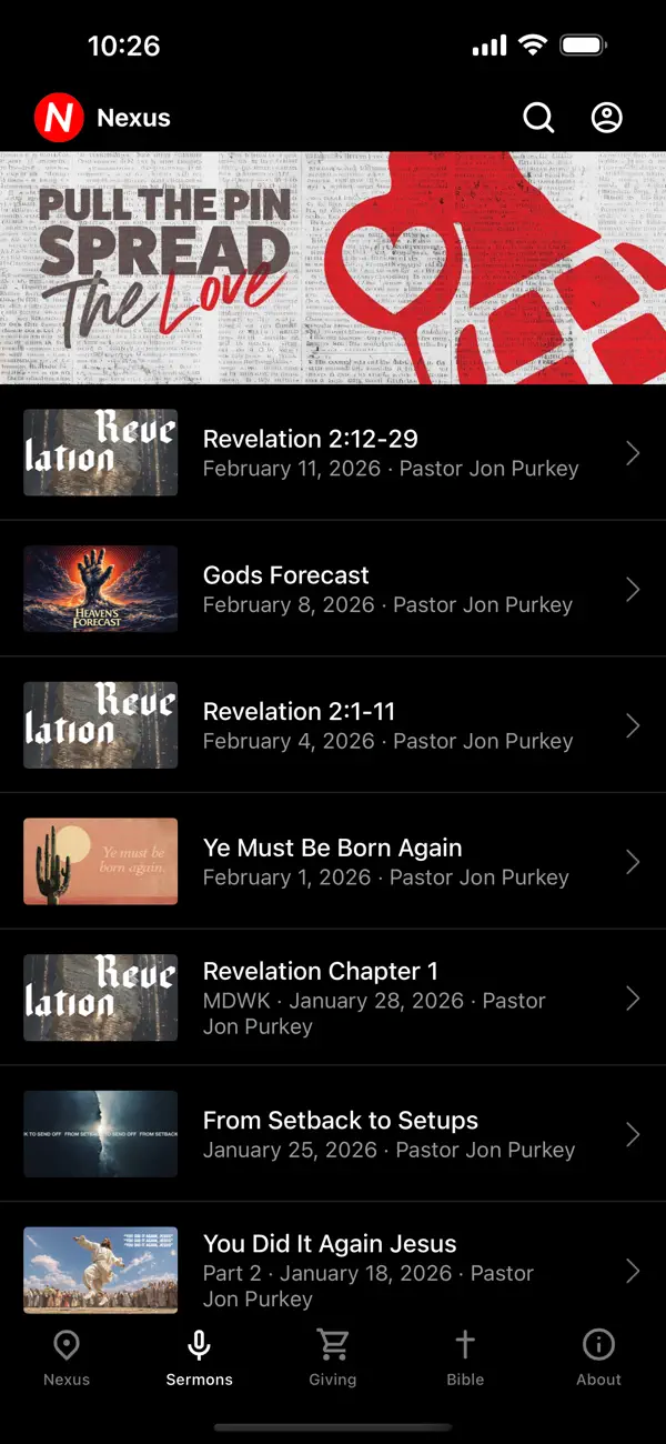 Screenshot #2 pour Nexus Church