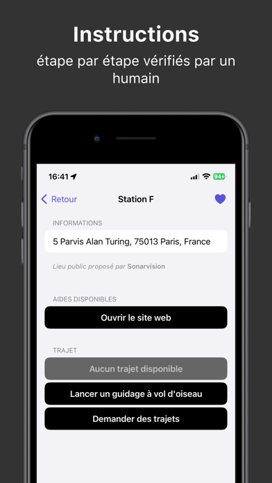 SonarVision : GPS Inclusif Screenshot