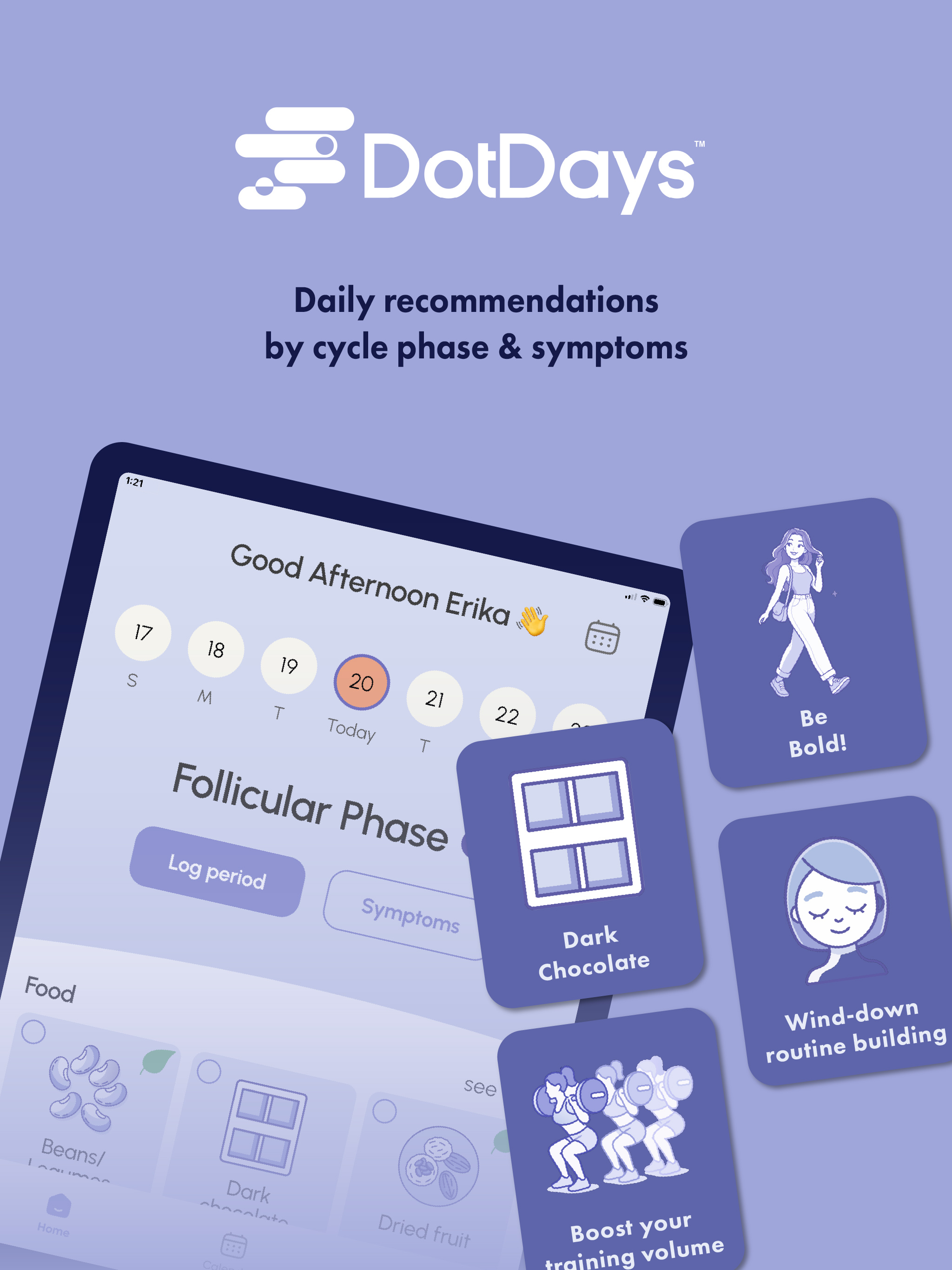 DotDays Period & Diet Tracker screenshot 8